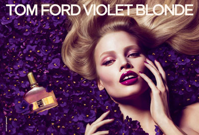 Lara Stone for Tom Ford Violet Blonde Fragrance