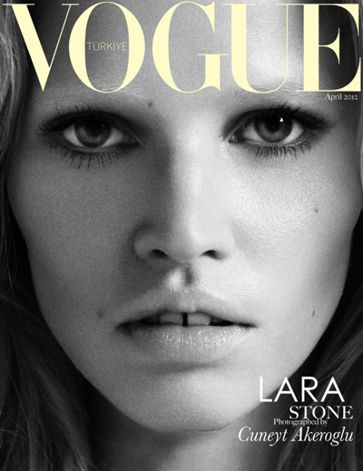 Lara Stone for Vogue Turkey April 2012