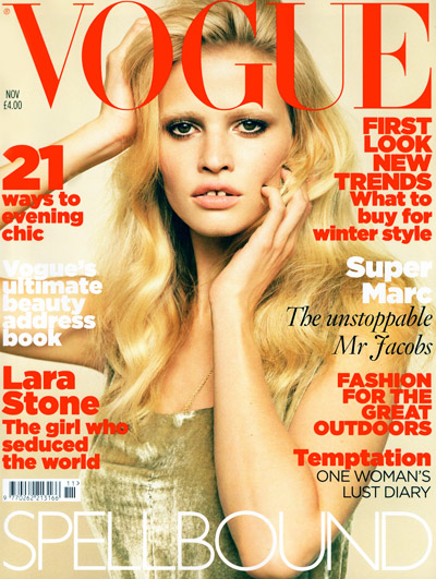 Lara Stone for British VOGUE November 2010