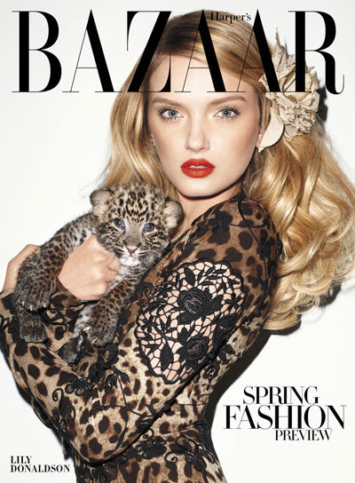 Lily Donaldson by Terry Richardson for Harper’s Bazaar