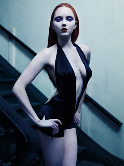 Lily Cole by Mario Sorrenti for Interview