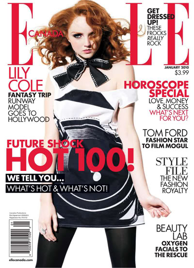 Lily Cole for ELLE Canada
