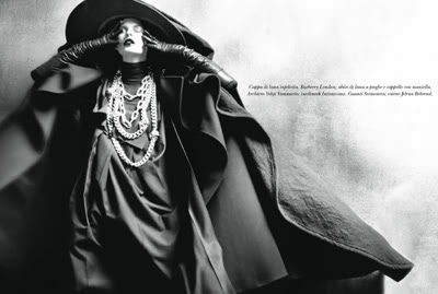 Linda Evangelista for Vogue Italia