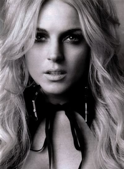 Lindsay Lohan in Glamour by Robert Erdmann