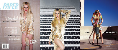 Paper March 2008: Linday Lohan by Jeremy Scott