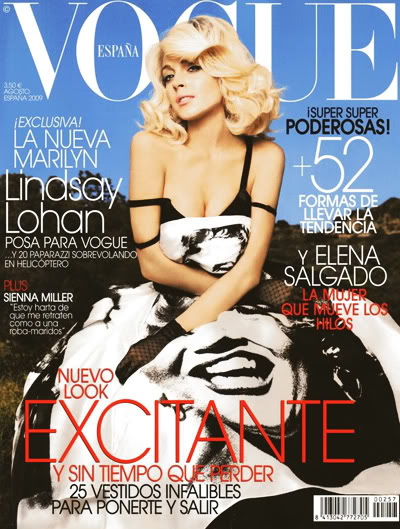 Lindsay Lohan for Vogue España: August 2009