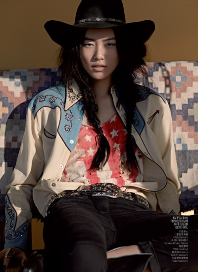 Liu Wen for Vogue China