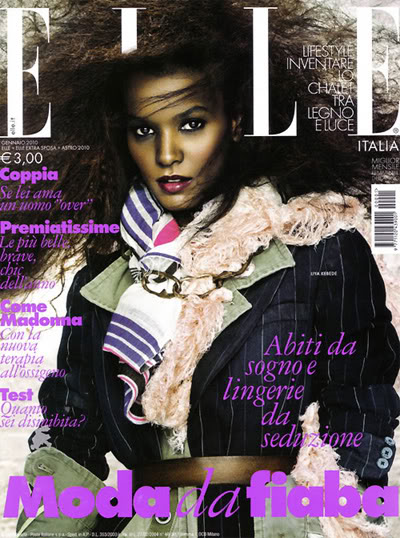 Liya Kebede for ELLE Italia