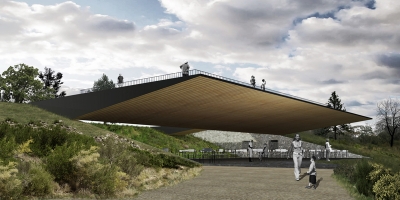 Lookout Point and Cafeteria by Dellekamp Arquitectos