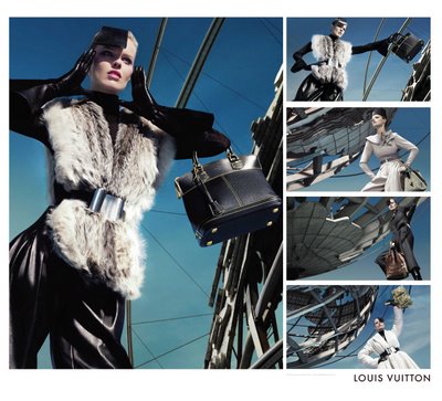 Louis Vuitton Fall 2008/Winter 2009 Ad Campaign: Eva Herzigova