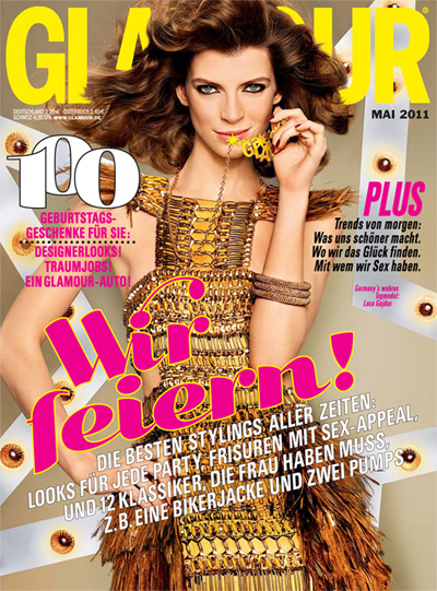 Luca Gadjus for Glamour Germany May 2011