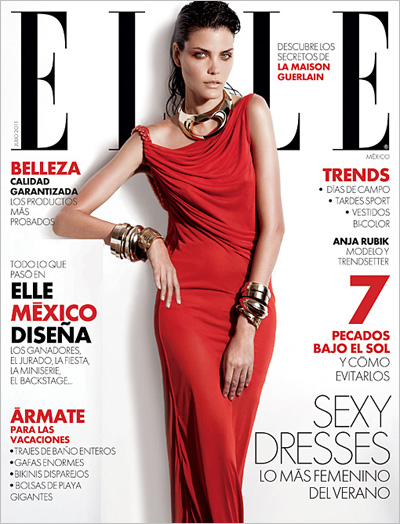 Luciana Curtis for Elle Mexico July 2011