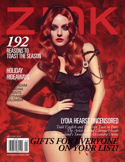 Lydia Hearst Covers Zink December 2010