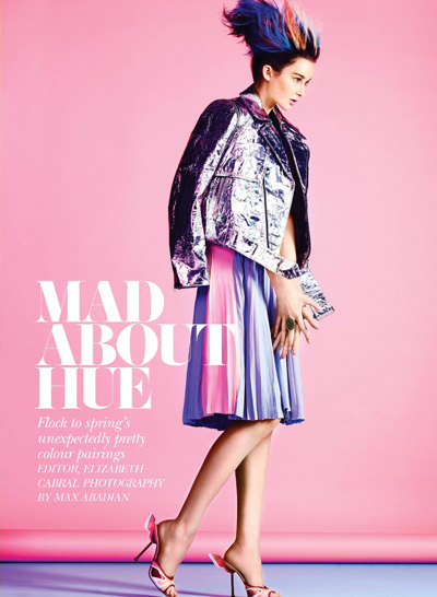 Mad about Hue by Max Abadian for Flare