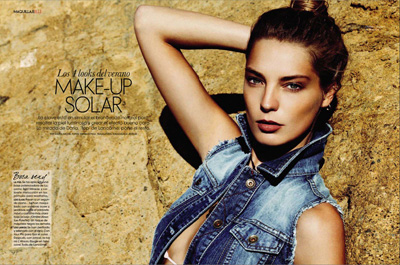 Daria Werbowy by Valery Gherman & Derek Kettela for Elle Spain