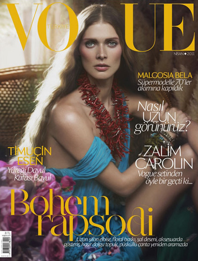 Malgosia Bela Covers Vogue Turkey April 2011