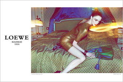 Mariacarla Boscono by Mert & Marcus for Loewe