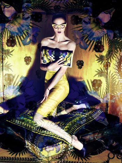 Mariacarla Boscono for Givenchy Fall Winter 2011.12