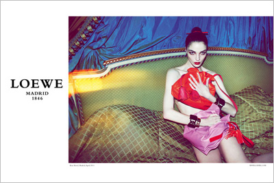 Mariacarla Boscono for Loewe Fall Winter 2011.12