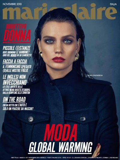 Lyoka Tyagnereva by David Slijper for Marie Claire Italia