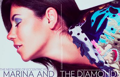 Marina from Marina & The Diamonds by Andrew Yee for FLAUNT