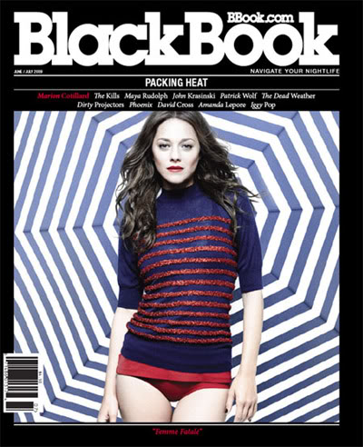 Marion Cotillard for Blackbook by Mark Squires