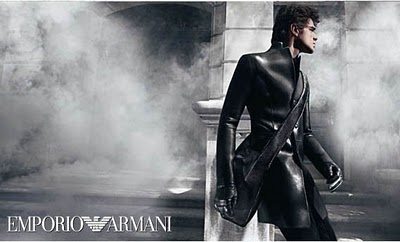 Marlon Teixeira and Karmen Pedaru for Emporio Armani