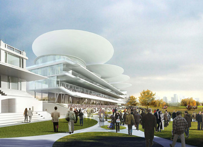Massimiliano and Doriana Fuksas Design for Hippodrome de Longchamp