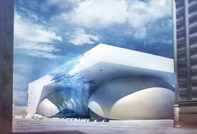 Three Stone Performing Arts Centre by Matteo Cainer Architects