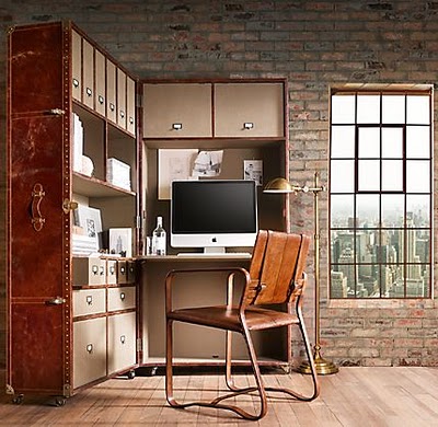 Mayfair Steamer Secretary Trunk