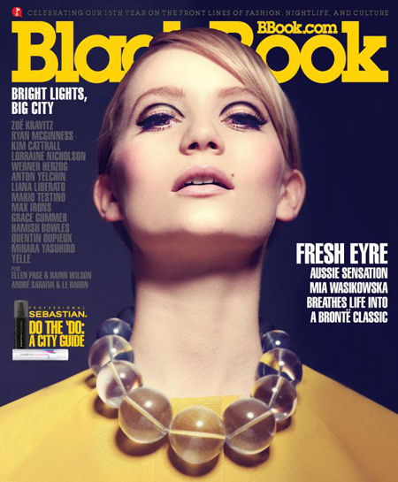 Mia Wasikowska for BlackBook April 2011