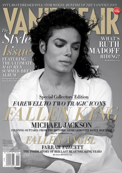 Michael Jackson and Farrah Fawcett for Vanity Fair