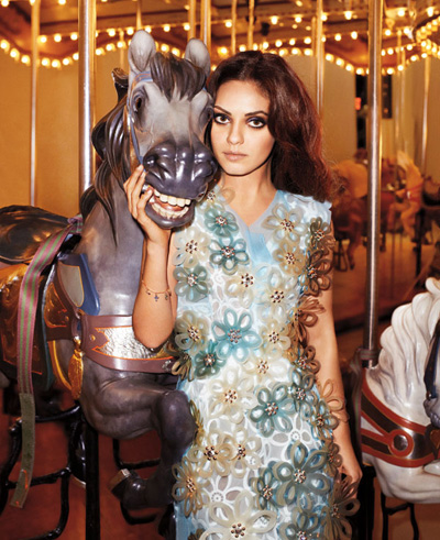 Mila Kunis for Harper’s Bazaar April 2012