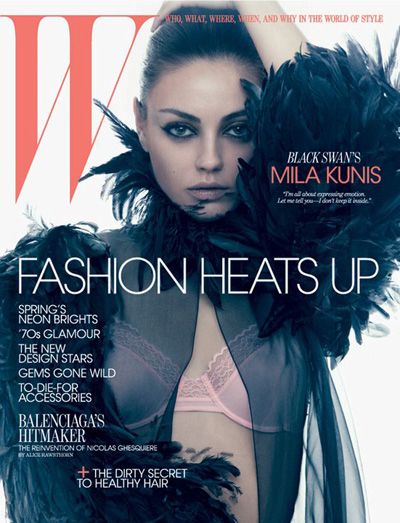 Mila Kunis for W Magazine’s March 2011 Issue