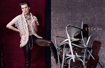 Milla Jovovich for ESCADA
