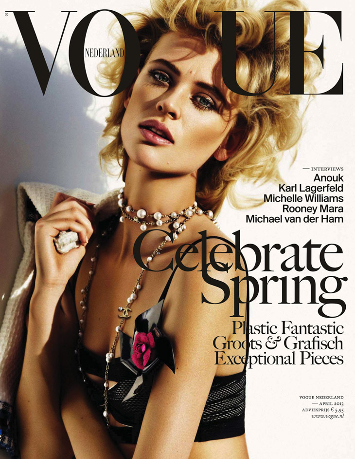 Bette Franke in Louis Vuitton for Vogue Netherlands March 2013