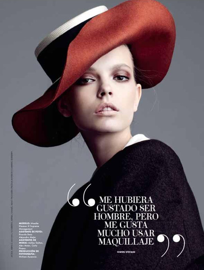Mina Cvetkovic for Elle Latin America