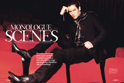 Monologue Scenes by Advan Matthew for Men’s Folio