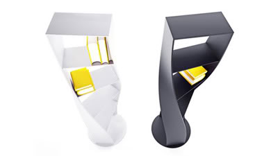 MyDNA Bookcase by Joel Escalona