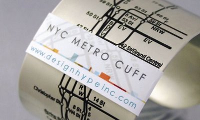 NYC Metro Cuff by Tiffany Burnette