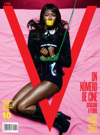 Naomi Campbell by Sebastian Faena for V Spain
