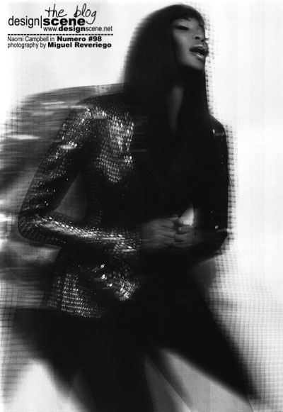 Naomi Campbell in Numero 98