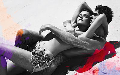 Natalia Vodianova and Marlon Teixeira for FORUM