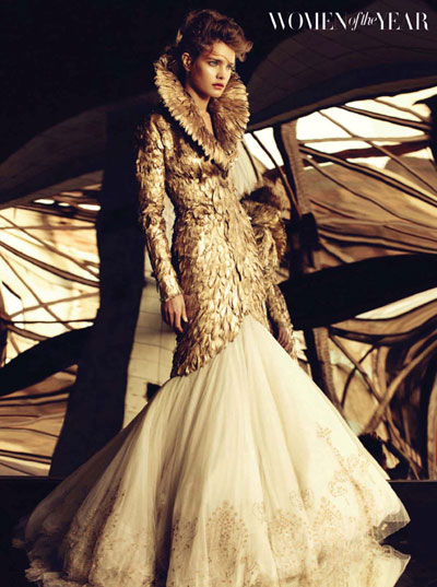 Natalia Vodianova for Harpers Bazaar UK