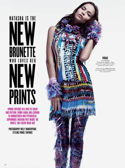 Natasha Poly for V Magazine #69