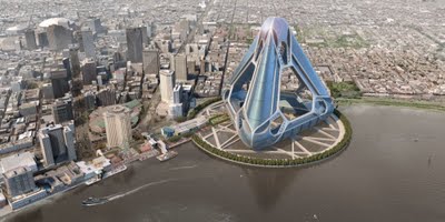 New Orleans Arcology Habitat by Ahearn Schopfer