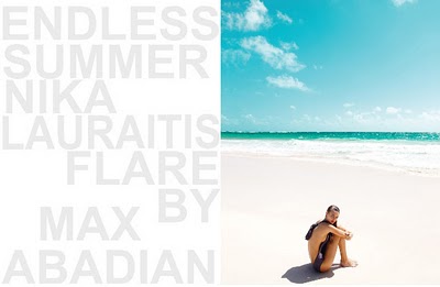 Nika Lauraitis by Max Abadian for Flare June 2010