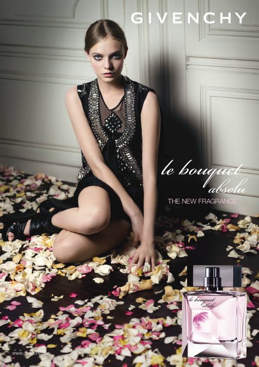 Nimue Smit by Willy Vanderperre for Givenchy “Le Bouquet Absolu” Fragrance