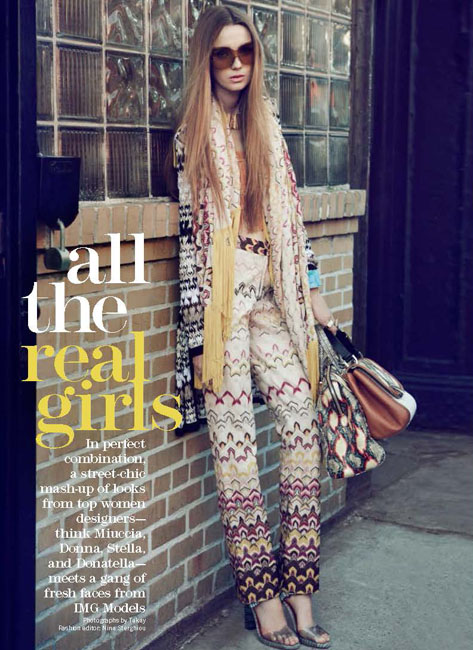 All The Real Girls by Nina Sterghiou & Takay for Marie Claire US