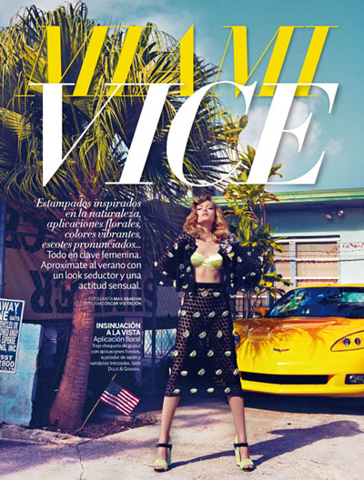 Olga Maliouk by Max Abadian for Woman Espagna